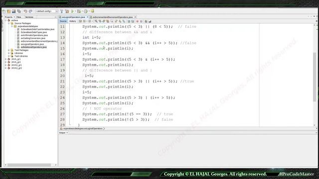 [ JAVA ] Logical operators in JAVA смотреть онлайн