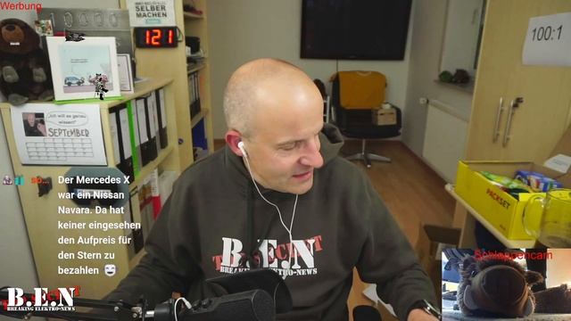 Twitch-Konserve 25.09.22 B.E.N sabbelt Elektromobilität: Frank berichtet ECB, Geely Radar Pickup смотреть онлайн