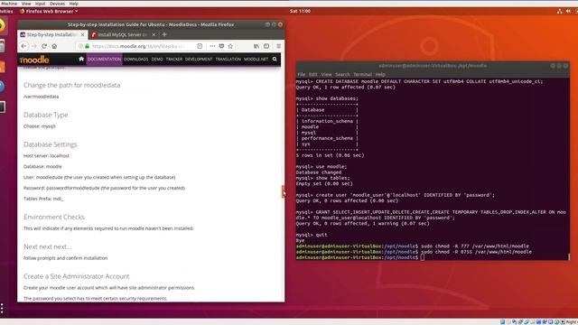 Moodle Setup Tutorial 1/4 - How To Install Moodle With Apache, Php And Mysql On Ubuntu