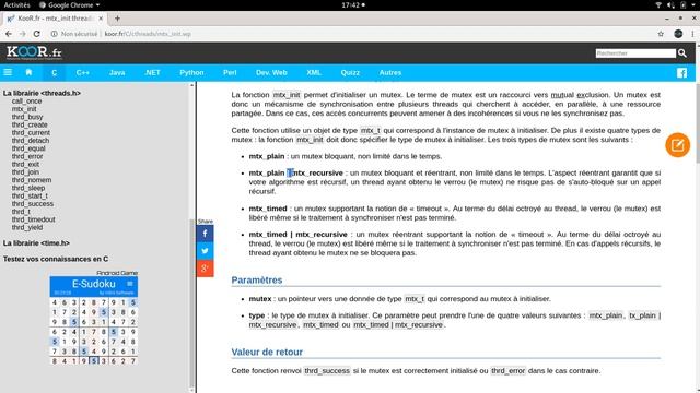 TUTO Langage C : Programmation multi-threads et gestion des accès concurrents. смотреть онлайн