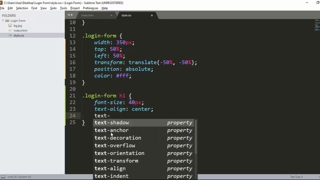 How to Create Simple Login Form using only HTML and CSS || Sign In Page Design Tutorial смотреть онлайн