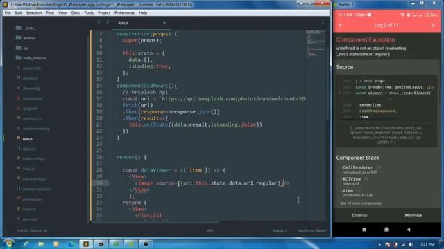 Make Wallpaper App in #React #Native || Part-1 || By : @MayanksMind смотреть онлайн