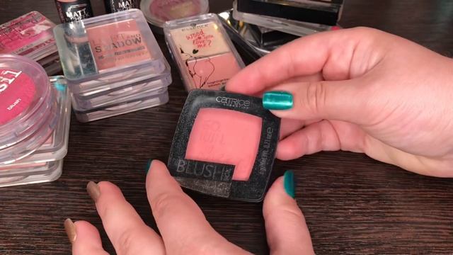 Моя коллекция румян. Разбор румян. смотреть онлайн