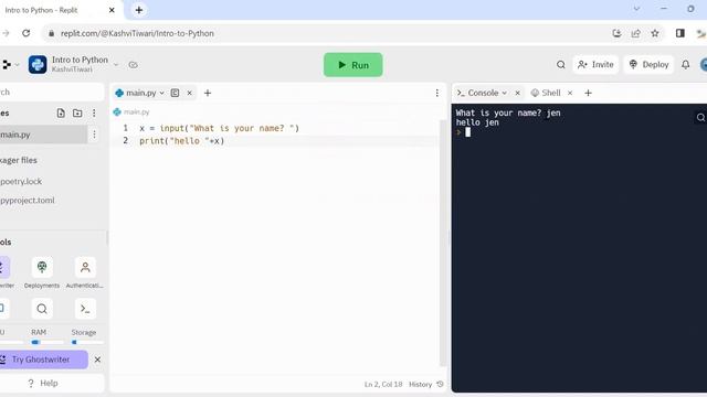 Intro to python- Type conversion and string methods смотреть онлайн