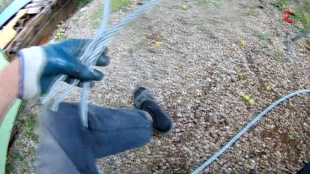 Как заплести (завязать) трос своими руками. Делаем петлю. How to make a loop смотреть онлайн