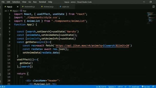 Build Anime App | React Js | jikan API смотреть онлайн
