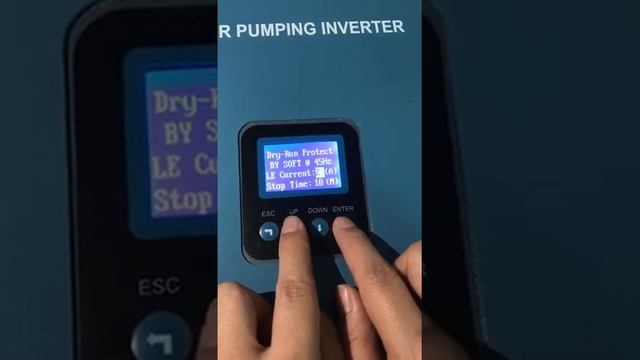 How To Set Hober Inverter Dry Run