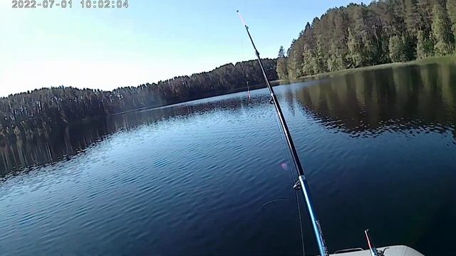 Рыбалка на спининг на озере Боровое смотреть онлайн