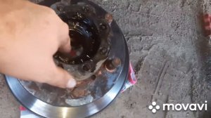 замена заднего ступичного подшипника,газель некст,дисковые тормоза