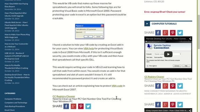 Protect VB - Quick Tips to Protecting Your Visual Basic Code смотреть онлайн