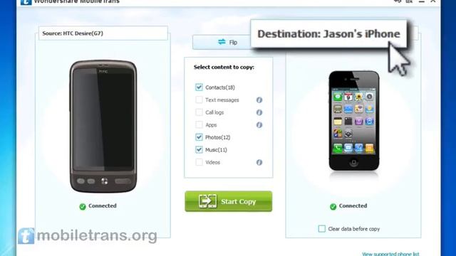 HTC To IPhone 4S [Contacts Transfer]: How To Transfer HTC Contacts To IPhone 4S In Batch Directly