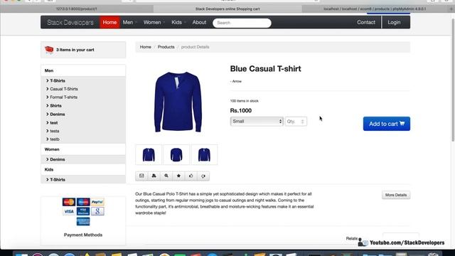 #79 Make E-com Website in Laravel 8 | Make Detail Page (II) | Dynamically show the Product Details смотреть онлайн