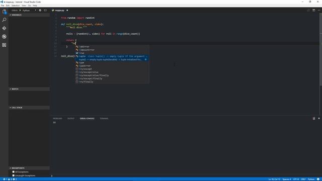 Python-ohjelmointia osa 13 (noppafunktio) смотреть онлайн