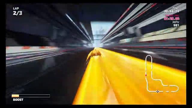 Fast RMX - Time Attack Mode - Hangar Games (Hypersonic) - 1:28.61 смотреть онлайн