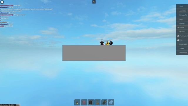 Roblox. Trolling in 4nn1's Place: controlling a giant brick. [Exploiting] смотреть онлайн