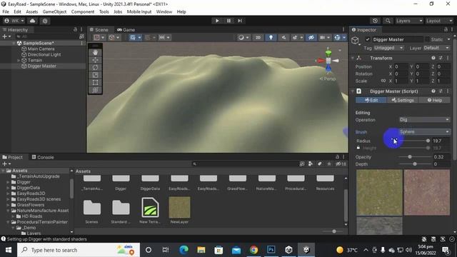 How To Dig Terrain And Creates Caves To Terrain In Unity 3d смотреть онлайн