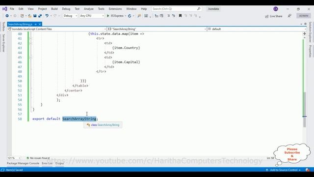 ReactJS Search Filter With An Array Elements Tutorial смотреть онлайн