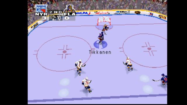 NHL Powerplay 98 - Game 4 (3-1 Win) Quarterfinals - NY Rangers vs Florida (PS1) смотреть онлайн