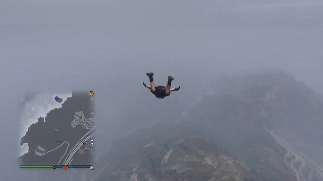 GTA V - Heli Wingsuit To A Wee Tiny Island смотреть онлайн