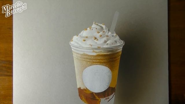 Drawing A Starbucks Cup - How To Draw 3D Art