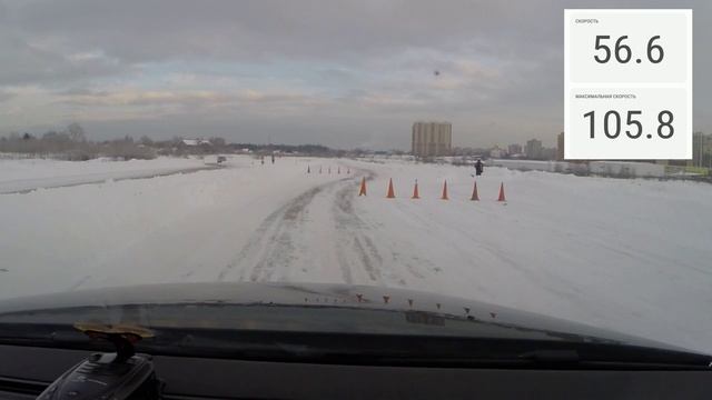 МосАвтоСлалом "Кубок 24", onboard VW Tiguan №43. смотреть онлайн