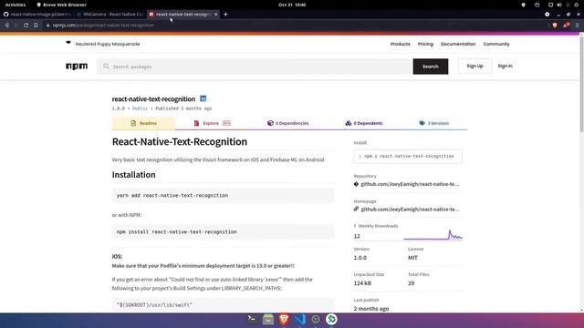 React Native Text Recognition Tutorial смотреть онлайн
