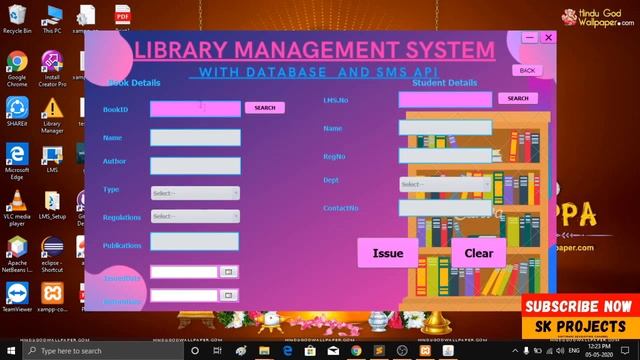 Library Management System in Java with Database and SMS API | SK Projects#1 смотреть онлайн