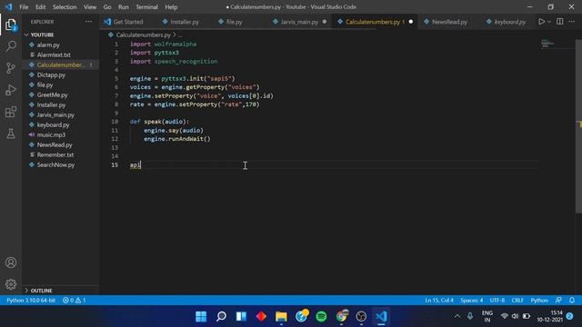 How to make Jarvis in Python for Beginners | Desktop Voice Assistant | Part 3 | Jarvis : The Trilog смотреть онлайн