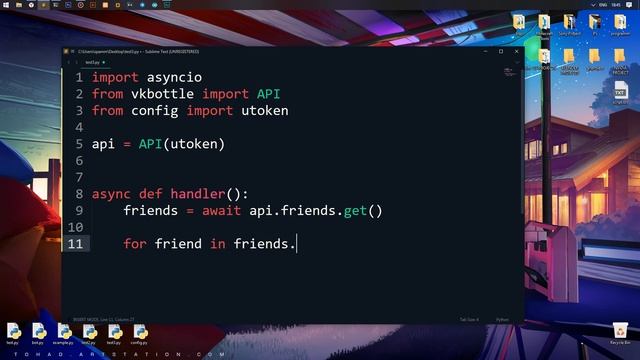 VkBottle Python | Работа с методами смотреть онлайн