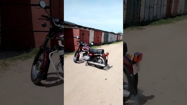 Чезет 350. Ответил на вопросы, выгнал после зимнего простоя. смотреть онлайн