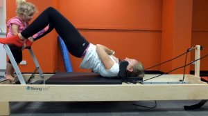 Pilates Reformer - Shoulder Bridge on Heels