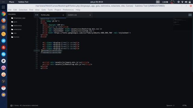 fontes no Bootstrap смотреть онлайн