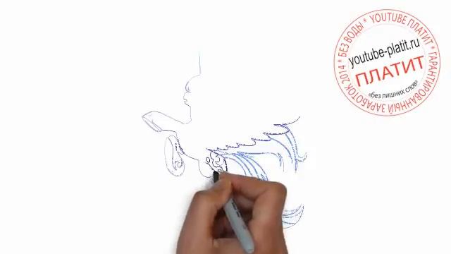 Мой маленький пони принцесса Луна Как нарисовать принцессу Луну видео смотреть онлайн