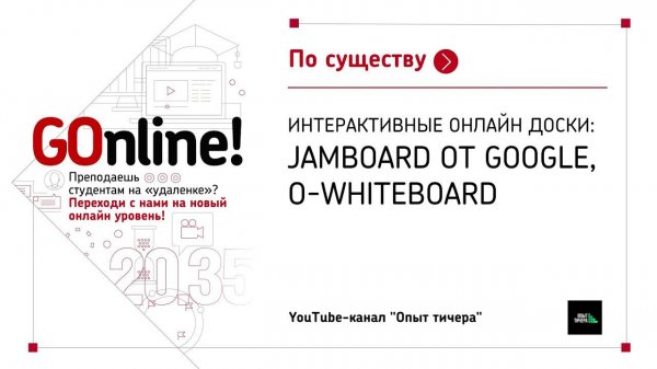 Интерактивные онлайн доски: Jamboard от Google, O-Whiteboard