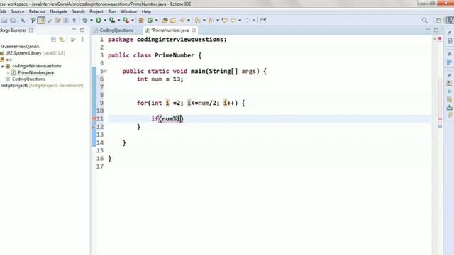 Core Java Coding Interview Questions - 1. How to check whether given number is prime or not смотреть онлайн