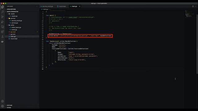 How to generate mocks using golangs templating engine смотреть онлайн