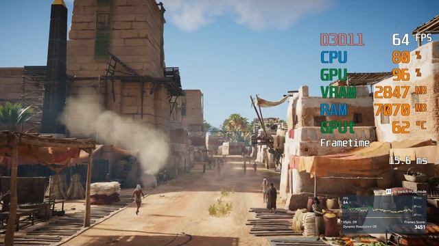 GeForce GTX 1650 -- Intel Core i5-9400F -- Assassin's Creed AC Origins Benchmark смотреть онлайн