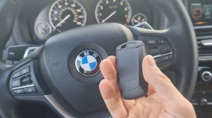 Ключ БМВ Х4 купить дубликат смарт ключа зажигания в Минске. BMW X4 F26 2018 сделать авто чип ключ