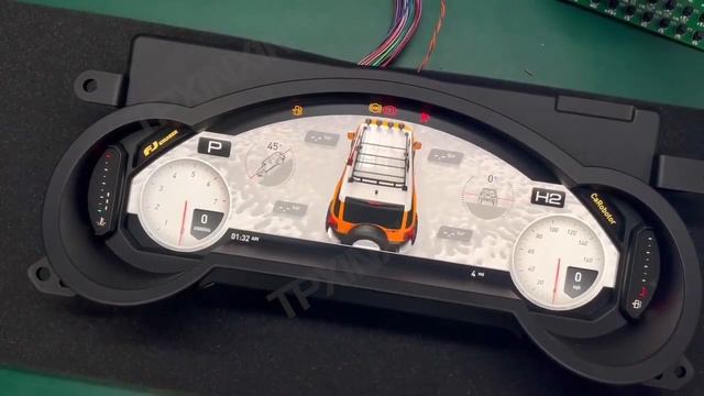 KAZI AUTO | Toyota FJ Cruiser Digital Cluster Virtual Cockpit Linux Dashboard Instrument Speed Mete смотреть онлайн