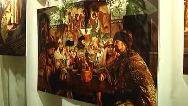 Открытие выставки Александры Благининой Благоверные князья Пётр и Феврония