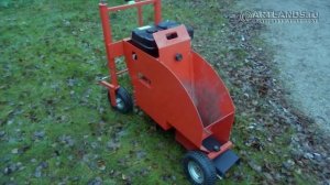 Бордюрная машинка для укладки ландшафтного бордюра из монолитного бетона