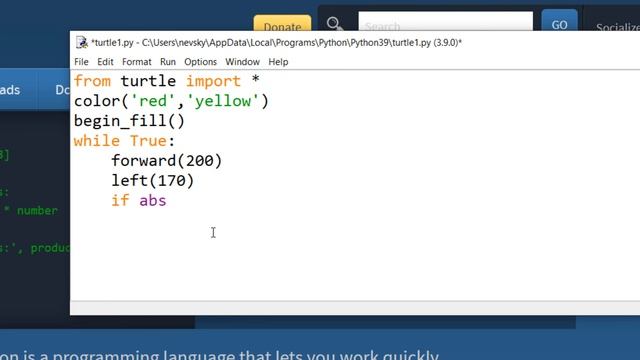 How to draw a Turtle Star in Python смотреть онлайн