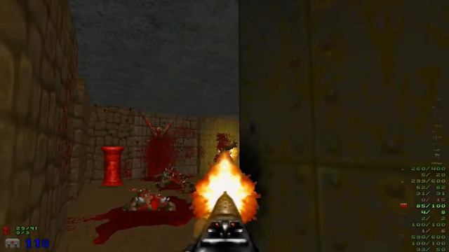 Brutal Doom v20 Playthrough - Doom 2: Map22 - The Catacombs (Realism Mode) смотреть онлайн