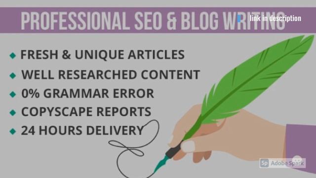 I will do SEO article writing in 24 hours смотреть онлайн