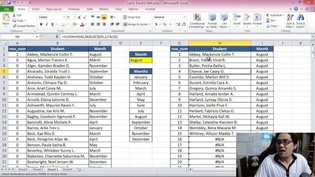 FORMULA-BASED AUTOMATIC FILTERING | Excel for Teachers | Carlo Excels смотреть онлайн