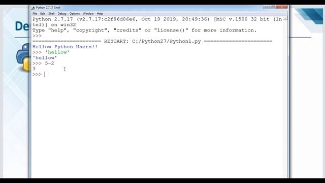 Python IDLE (Integrated Development Environment) Part 4 смотреть онлайн