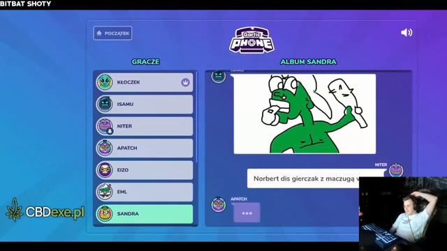 Nitro gra w głuchy w telefon z ekipa! (Kasix, Remsua, Isamu,Sandra, Graczol, Ezio,) | Gartic Phone смотреть онлайн