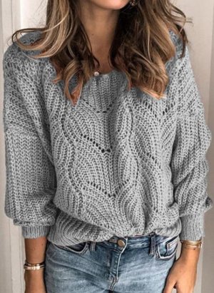 ПУЛОВЕР ОВЕРСАЙЗ СПИЦАМИ 2026 Модный хит