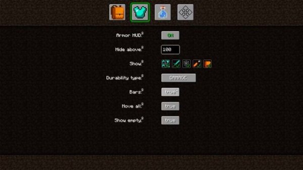 Minecraft 1.16.5 - Inventory HUD+ mod