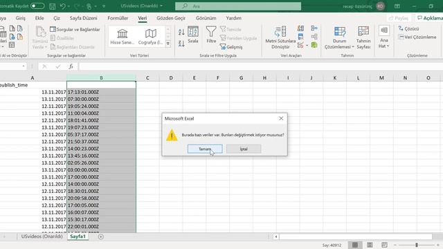 Excel'de Bir Karakterden Öncesini veya Sonrasını Silme смотреть онлайн